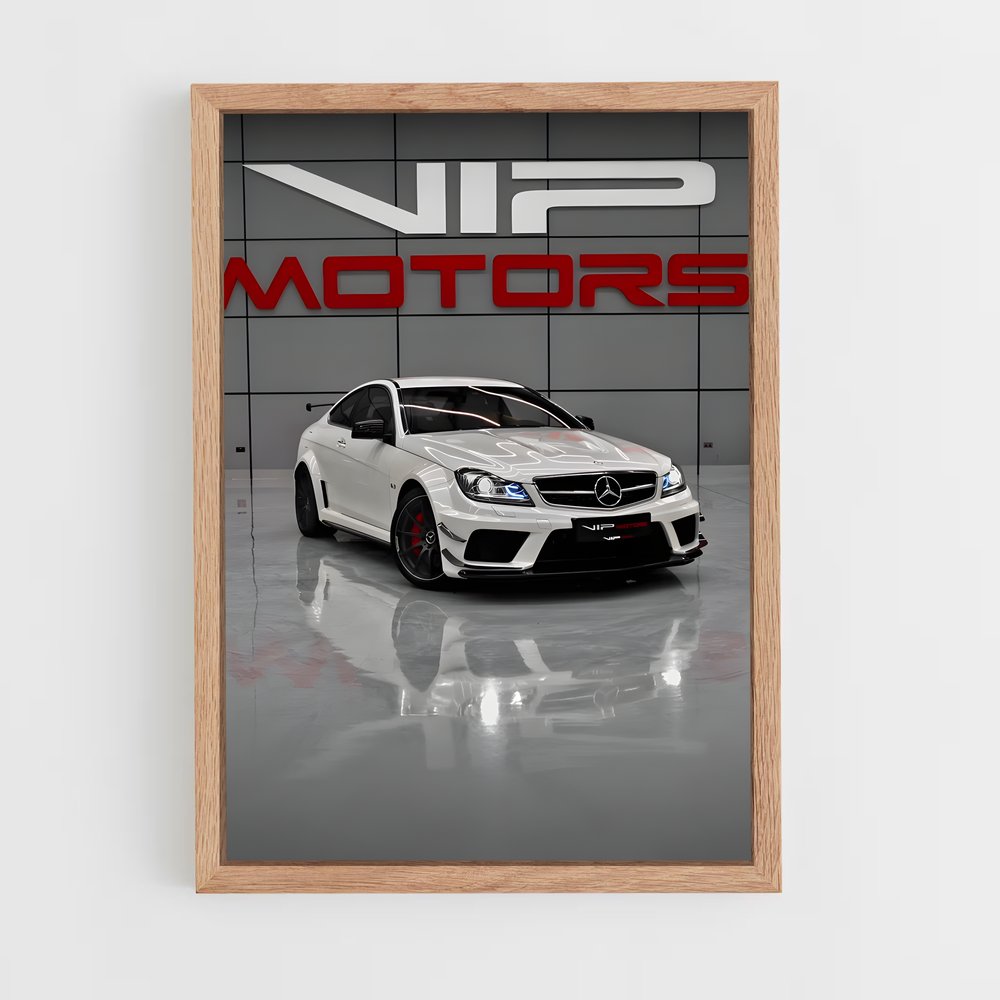 Poster GTR Noir Éblouissant – affiche Mercedes (vue 4)